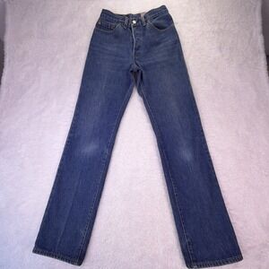 VTG 80s Levi's 501's 26501-0118 Womens 26x32 Button Fly Jeans USA Med Wash Denim